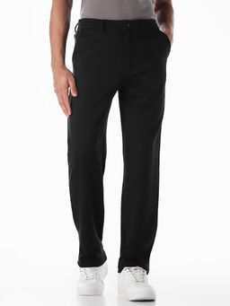 Jack & Jones - Men Regular Fit Black Casual Trouser