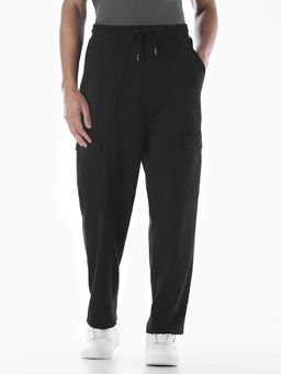 Jack & Jones - Men Loose Fit Charcoal Track Pant
