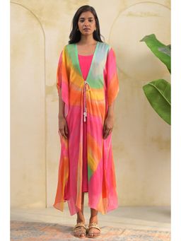 Doree By Rinkie - Women Chiffon Multi-Color Printed Dress