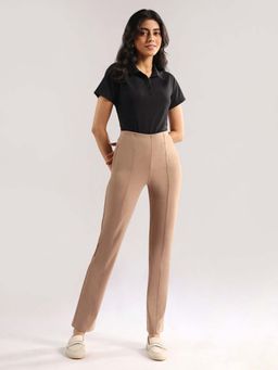 Blissclub - Women Brown Ultimate Straight Pant