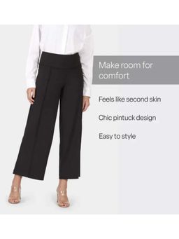 Blissclub - Women Black Ultimate Wide Legged Pant