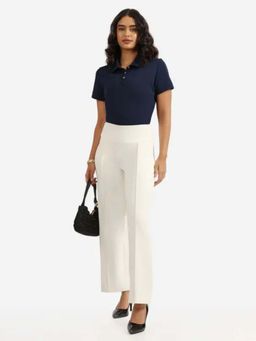 Blissclub - Women White Ultimate Wide Legged Pant