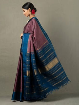 Fabindia - Silk Kanjeevaram Striped Sari