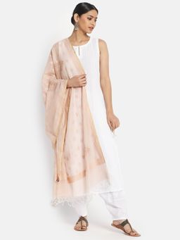 Fabindia - Cotton Silk Embroidered Dupatta