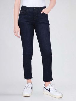 Lee - Women Blue Jane Straight Fit Mid Rise Jeans