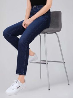 Wrangler - Women Blue Straight Fit Jeans