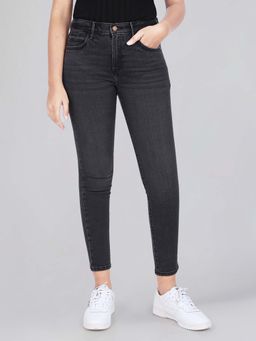 Wrangler - Women Black High Rise Skinny Fit Jeans
