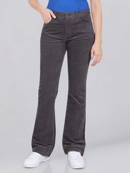 Wrangler - Women Black Boot Cut Fit Mid Rise Jeans