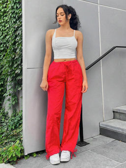 Outzidr - White Solid Strap Camisole