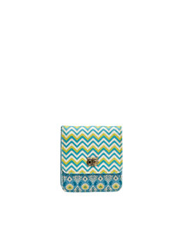Chumbak - Ikkat Chevron Women's Wallet - Blue