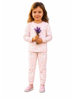 Protiens - Luxury Cotton Swan Print Girls Night Suit