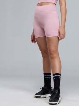 Cava Athleisure - Pink Nylon High Waist Shorts