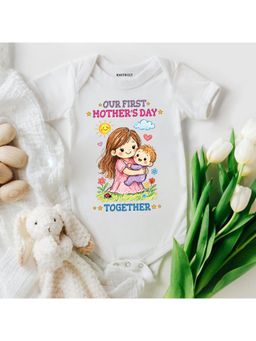 KNITROOT - Mother's Day Theme Our First Mother's Day Together Onesie
