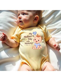 KNITROOT - Mother's Day Theme My 1st Mother's Day With Mommy Onesie