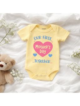 KNITROOT - Mother's Day Theme Our First Mother's Day Together Onesie