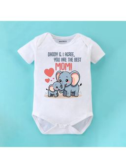 KNITROOT - Mother's Day Theme Daddy and I Agree, You Are The Best Mom Onesie