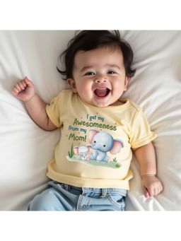 KNITROOT - Mother's Day Theme I Get My Awesomeness From My Mom T