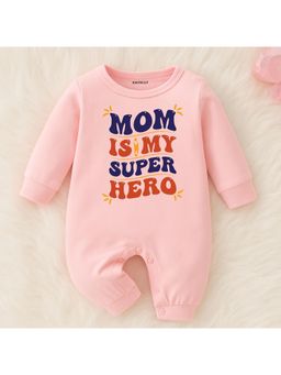 KNITROOT - Mother's Day Theme Mom Is My Super Hero Jumpsuit