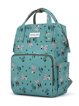 Polka Tots - Diaper Bag Large Capacity With 17 Pockets For Moms & Dads - Bull Dog