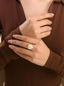 Voylla - Zodiac Taurus Enamel Ring