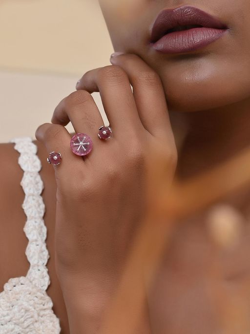 Voylla Bloom 925 Sterling Silver Anthea Ring