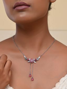 Voylla - Bloom 925 Sterling Silver Misaki Necklace