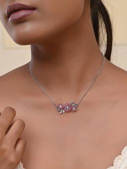 Voylla - Bloom 925 Sterling Silver Mio Necklace