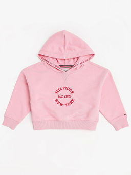 Tommy Hilfiger - Pink Relaxed Fit Cotton Hoodie