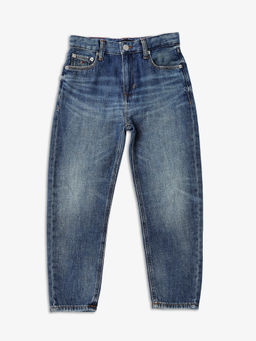 Tommy Hilfiger - Navy Blue Light-Wash Loose Fit Jeans