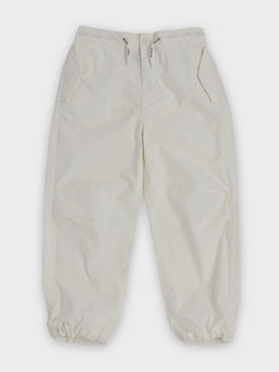 Tommy Hilfiger - White Relaxed Fit Solid Mid Rise Joggers