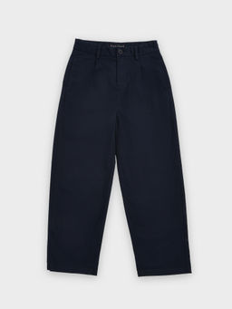 Tommy Hilfiger - Blue Regular Fit Solid Mid Rise Trouser