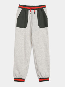 Tommy Hilfiger - Grey Regular Fit Solid Mid Rise Joggers