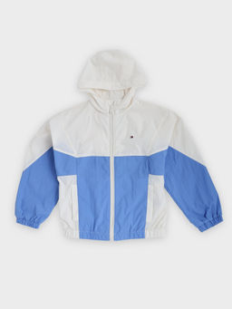 Tommy Hilfiger - Blue Colorblock Regular Fit Nylon Jacket