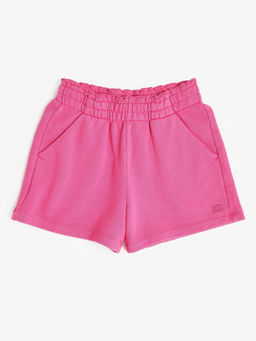 Tommy Hilfiger - Pink Relaxed Fit Solid Mid Rise Shorts