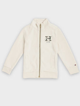 Tommy Hilfiger - Off White Regular Fit Cotton Jacket