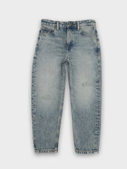 Tommy Hilfiger - Blue Mid-Wash Regular Fit Mid Rise Jeans