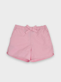 Tommy Hilfiger - Pink Solid Regular Fit Cotton Shorts