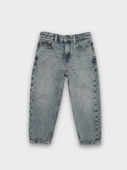 Tommy Hilfiger - Blue Mid-Wash Regular Fit Mid Rise Jeans