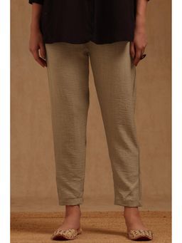 Soch - Womens Beige Polyester Pant