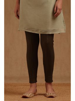 Soch - Womens Olive Striped Pant