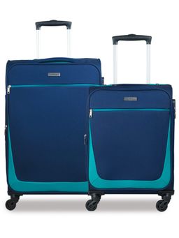 CARRIALL - Sharp Navy Blue Medium and Small Luggage Bag (Set of 2)