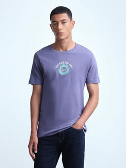 Flying Machine - Men's Graphic Printed Regular Fit T-shirt