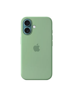 Treemoda - Mint Green Silicone Flexible Back Case for iPhone 16