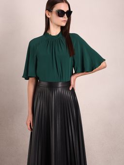 VERO MODA - Women Green Polyester Top