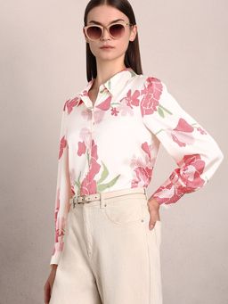 VERO MODA - Women White Polyester Shirt