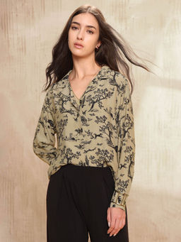 U.S. POLO ASSN. - Women Multi-Color Viscose Printed Shirt