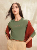 Green color option, Sold out, Currently selected