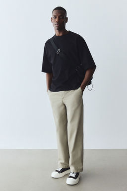 H&M - Men Black Oversized Fit T-Shirt