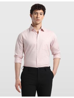 Arrow - Men Vertical Stripes Dobby Originals Slim Shirt - Pink