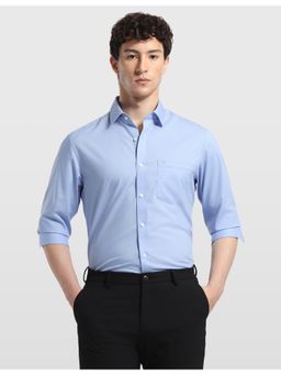 Arrow - Men Liberty Classic Regular Fit Solid Shirt - Blue
